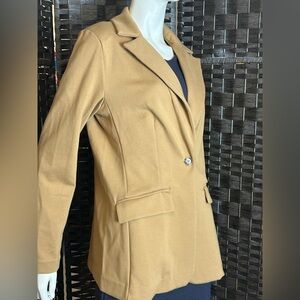 Banana Republic Tan Ponte Blazer